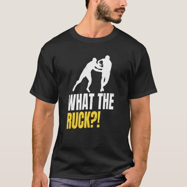 Camiseta Qué Pun De Ruck Para Un Ventilador De Rugby (Anverso)
