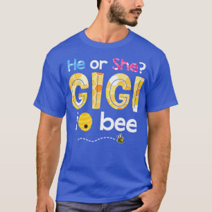 Camiseta ¿Qué revelará el género a él o ella a B?