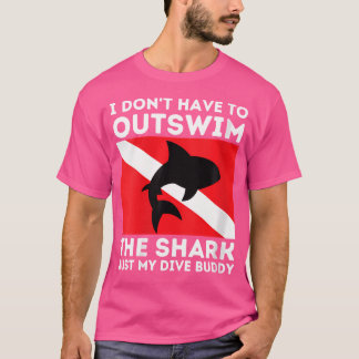 Camiseta Que Sale De Mi Buceo Dive Buddy Divertido Tiburón