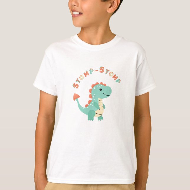 Camiseta ¡Que se burle de un Fiesta Dino-Mite! (Anverso)