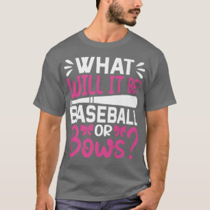 Camiseta ¿Qué será el béisbol o la rebaja de género?