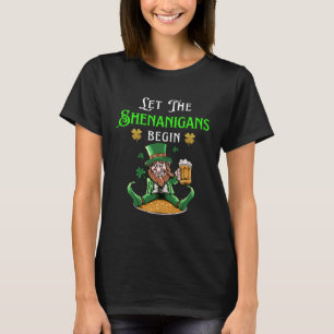 Camiseta Que Shenanigan empiece el Día de San Paddy en Dab 
