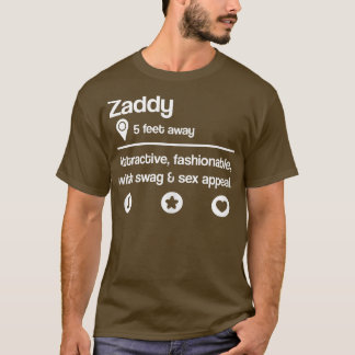 Camiseta ¿Qué Significa Zaddy Para Definición Divertido Pro