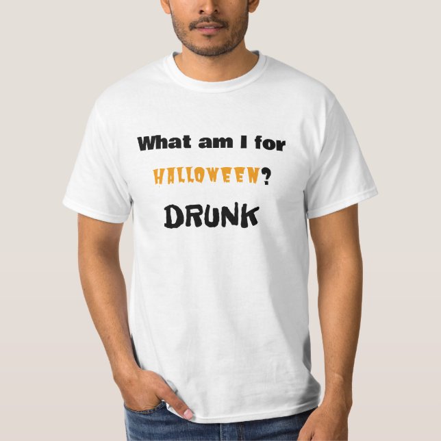 Camiseta ¿Qué soy para Halloween?  BORRAR (Anverso)