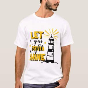 Camiseta Que Su Luz Brille La Fe Cristiana Jesús Dios Menti