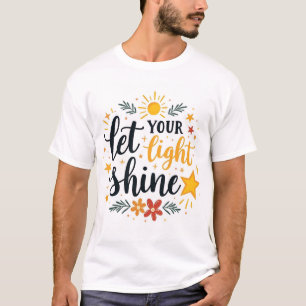 Camiseta Que su luz brille sobre los hombres cristianos Ins