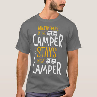 CAMISETA QUÉ SUCEDE EN EL CAMPER