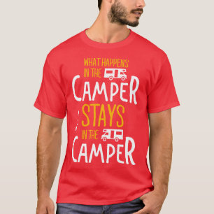 CAMISETA QUÉ SUCEDE EN EL CAMPER