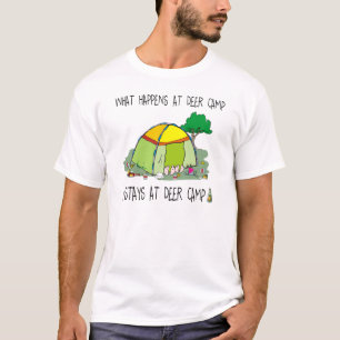 Camiseta Qué sucede en el campo de los ciervos