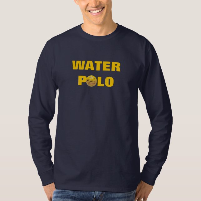 Camiseta Qué sucede en la manga larga del agua (Anverso)