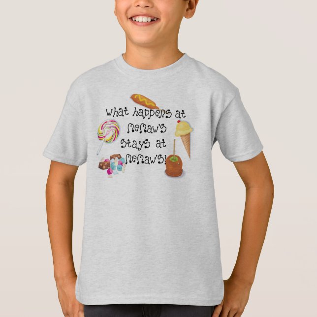 Camiseta Qué sucede en las ESTANCIAS de Memaw en Memaw (Anverso)