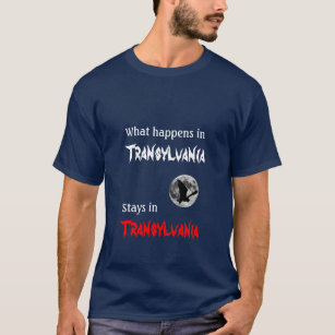 Camiseta Qué sucede en Transilvania