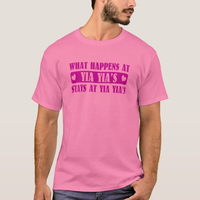 Camiseta Qué sucede en Yia Yia (Anverso)