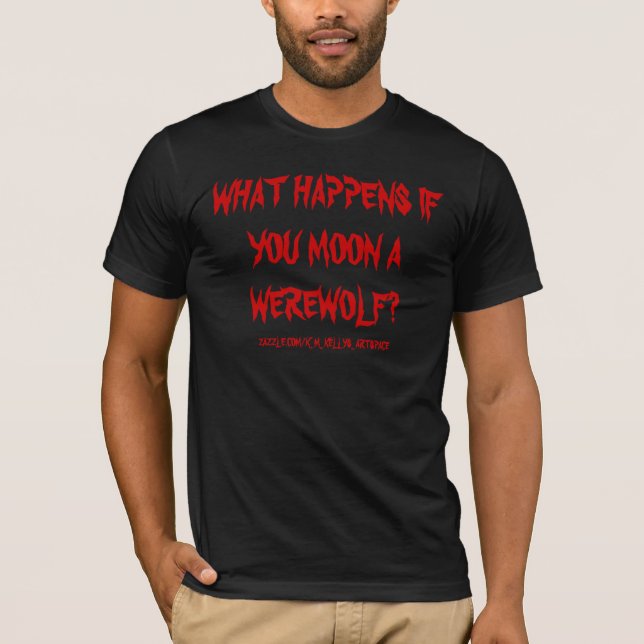 CAMISETA ¿QUÉ SUCEDE SI SE LLOGA UN POLLO? (Anverso)