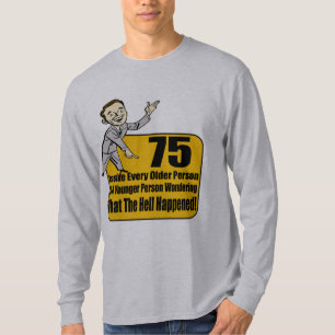 Camiseta Qué sucedió los 75.os regalos de cumpleaños