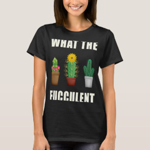 Camiseta Qué Suculentos Suculentos Cactus Vintage
