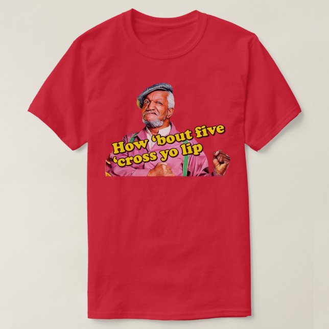 Camiseta Qué tal 5 Cross Yo Lip (Diseño del anverso)