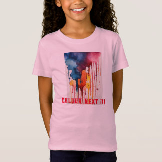 Camiseta ¿Qué tal "Colores de agua geniales al lado de Tee"
