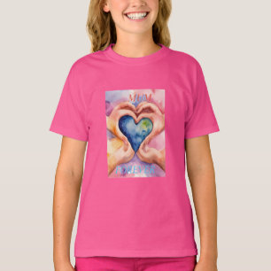 Camiseta ¿Qué tal "Forever Love: Mother-Child Heart Tee"?