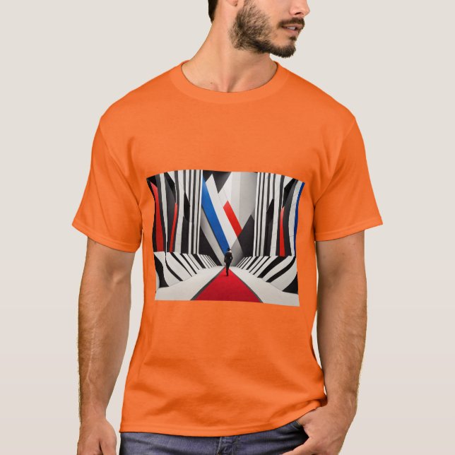 Camiseta ¿Qué tal la "Captura Vivida": Fotografía Naranja (Anverso)