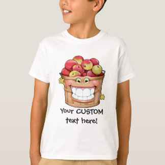 Camiseta ¡¿Qué tal las manzanas?! ¡manzanas felices!
