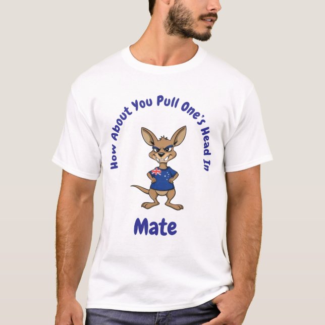 Camiseta ¿Qué Tal Metes La Cabeza, Amigo? (Anverso)