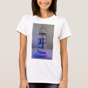 Camiseta Qué tal "Salud a 21 Tee" o "Veintiuno y Fabu