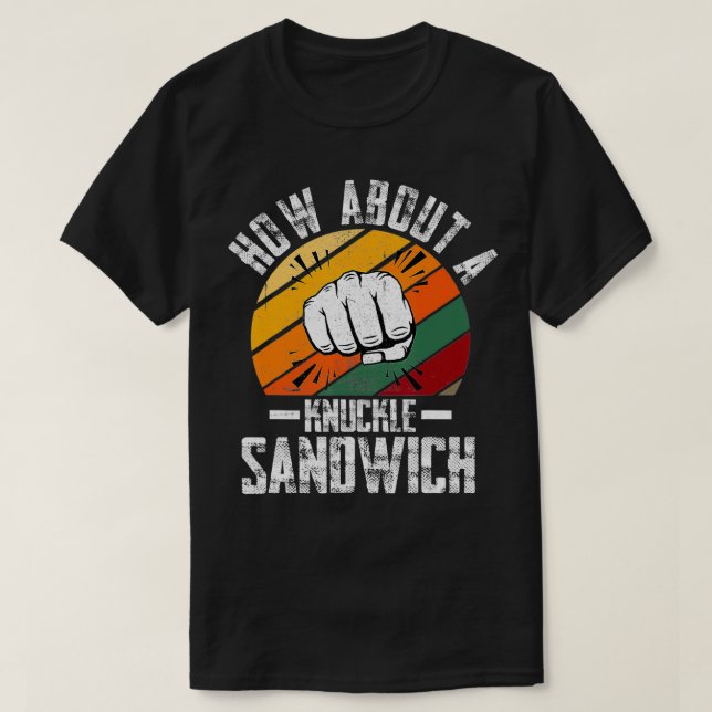 Camiseta ¿Qué Tal Un Entrenador De Boxeo De Boxeo De Knuckk (Diseño del anverso)