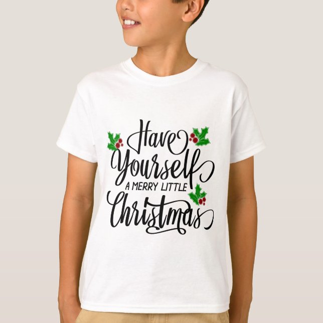 Camiseta Que te den unas vacaciones con Navidades pequeños (Anverso)