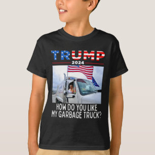 Camiseta ¿Qué Te Pasa Con Mi Camión De Basura Votando Trump