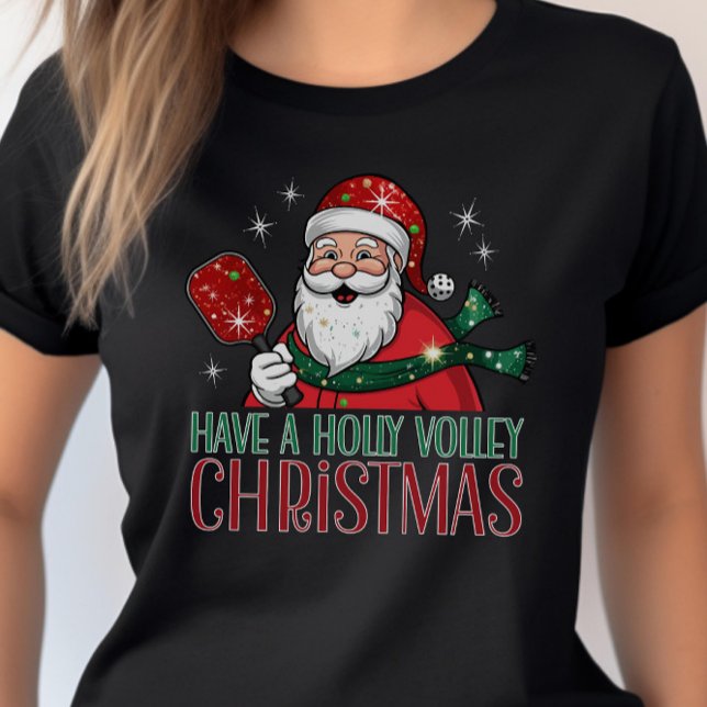 Camiseta Que Tengan A Navidades De Voley Holly Pickleball (Subido por el creador)