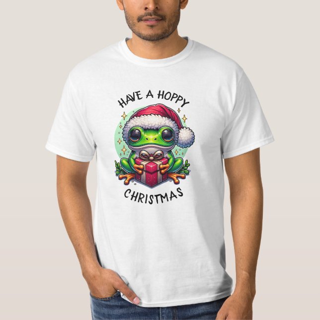 Camiseta Que tengan Navidades amordazados | Pun de rana (Anverso)