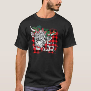 Camiseta Que tengan Navidades de Mooey, vacas de la Highlan