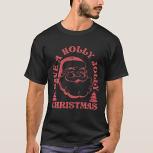 Camiseta Que tengan Navidades Holly Jolly Xmas Cute Santa F