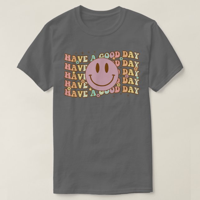 Camiseta Que tengas un buen día retro para Chicas divertida (Diseño del anverso)
