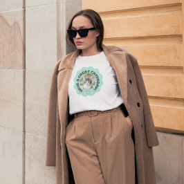 Camiseta ¡Que tengas un buen sábado! Foto de gato personali