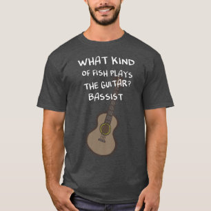 Camiseta Qué tipo de pescado toca la guitarra Battend Premi