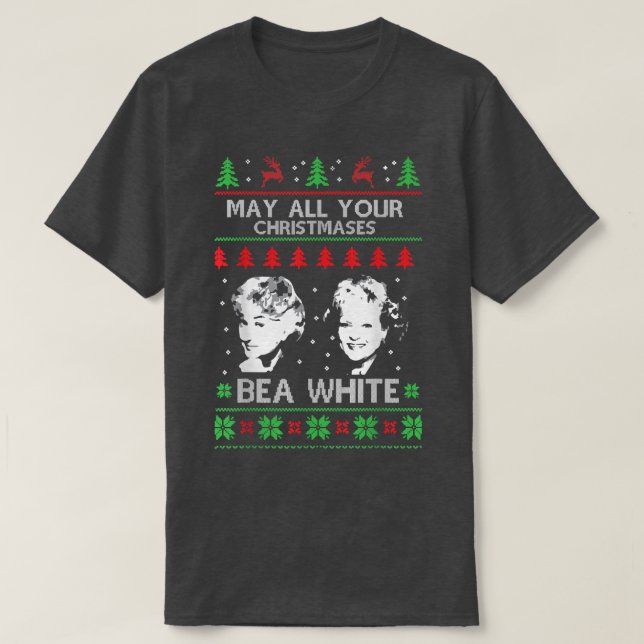 Camiseta Que todas tus Navidades Bea White Funny Holiday U (Diseño del anverso)