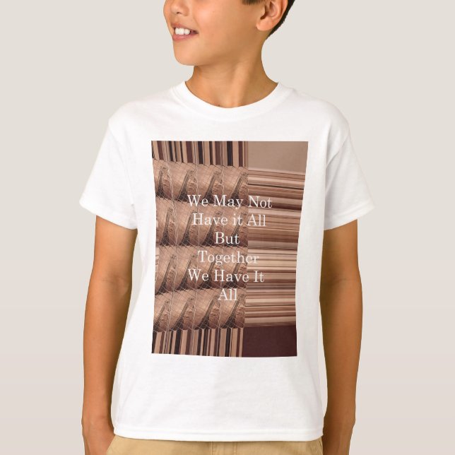Camiseta Que todo sea la jirafa Safari Hakuna Matata tejida (Anverso)