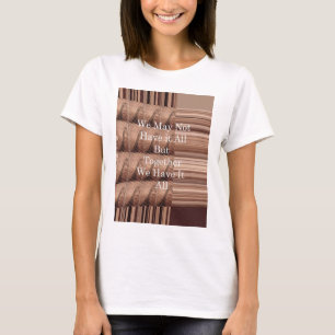 Camiseta Que todo sea la jirafa Safari Hakuna Matata tejida