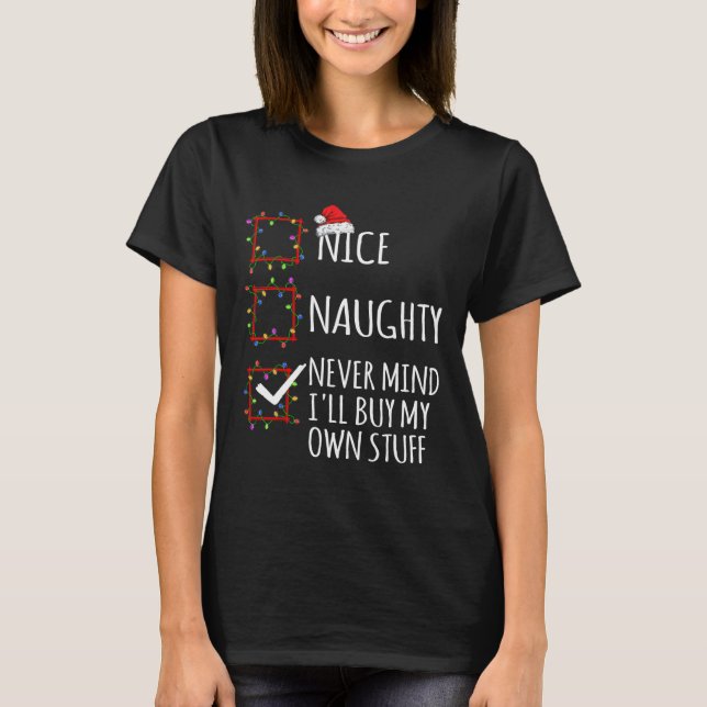 Camiseta Qué traviesa que no me importa que compre mis prop (Anverso)