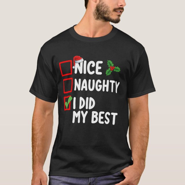 Camiseta Qué travieso hice mi mejor familia de Navidades (Anverso)