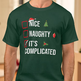 Camiseta Qué travieso Navidades graciosos