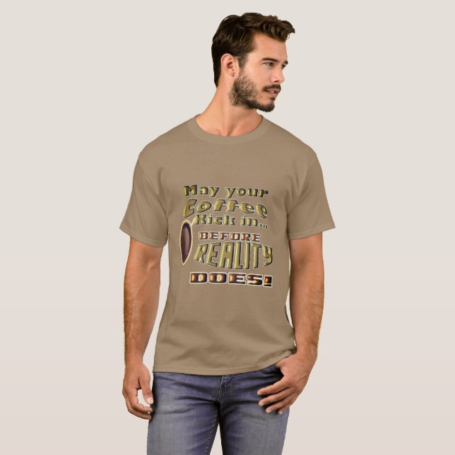 Camiseta que tu café se eche... (Anverso completo)