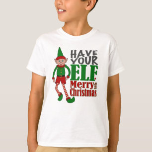 Camiseta Que tu elfo sea un feliz Navidad pequeño - muchach