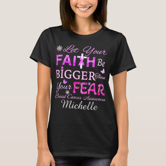 Camiseta Que tu FE sea más grande (Anverso)