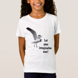 Camiseta ¡Que tu imaginación se eleve! Gaviota voladora