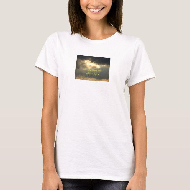 Camiseta Que tu luz brille en su tormenta (Anverso)
