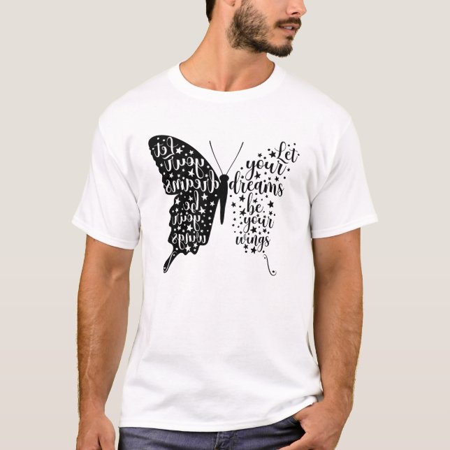 Camiseta Que tus sueños sean tus alas (Anverso)
