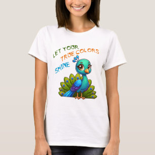 Camiseta Que tus verdaderos colores brillen por el arte del